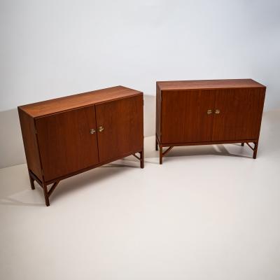  B rge Mogensen Borge Mogensen Pair of Sideboards Model 232 by B rge Mogensen for FDB M bler Denmark 1960s