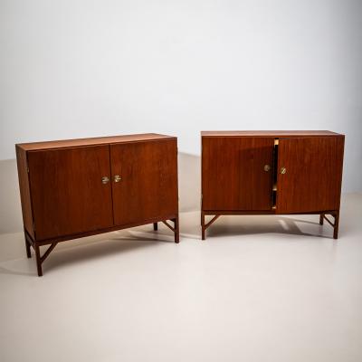  B rge Mogensen Borge Mogensen Pair of Sideboards Model 232 by B rge Mogensen for FDB M bler Denmark 1960s