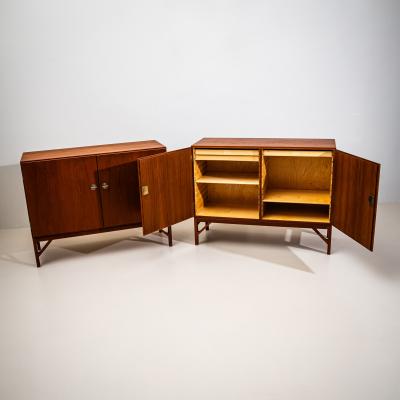  B rge Mogensen Borge Mogensen Pair of Sideboards Model 232 by B rge Mogensen for FDB M bler Denmark 1960s
