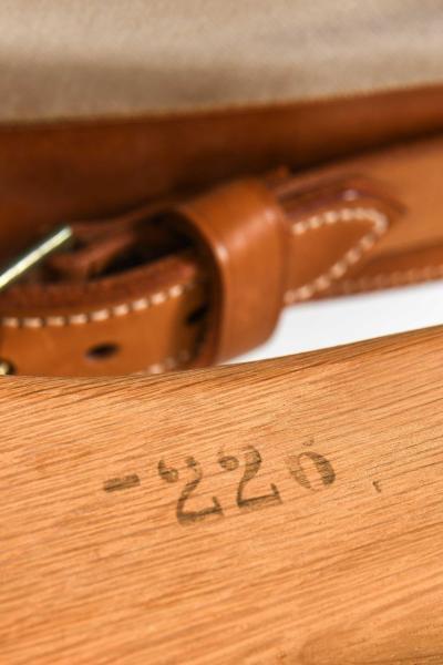  B rge Mogensen Borge Mogensen Pair of Spanish Chairs in Leather Oak by B rge Mogensen 1950s