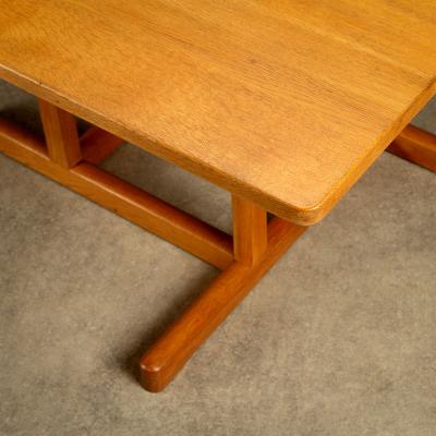  B rge Mogensen Borge Mogensen Solid Oak Model 5271 Coffee Table by B rge Mogensen Denmark 1960s