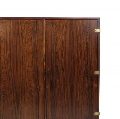  B rge Mogensen Borge Mogensen c 1956 Rare Handcrafted Brazilian Rosewood Bar Cabinet by Borge Mogensen