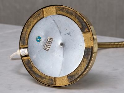  BOR NS BOR S Bor ns Adjustable Desk Table Lamp in Brass and Teak Model B8554 Sweden 1960s
