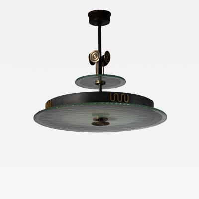  BOR NS BOR S Bor ns Bor s glass and metal pendant