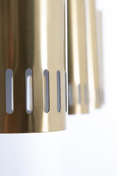  BOR NS BOR S Large Midcentury Scandinavian Brass Wall Lamps by Bor ns