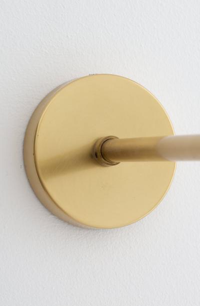  BOR NS BOR S Large Midcentury Scandinavian Brass Wall Lamps by Bor ns