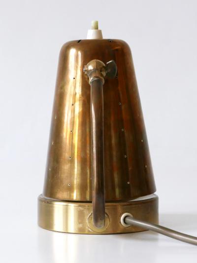  BOR NS BOR S Lovely Mid Century Brass Table Lamp or Wall Light by Borens Boras Sweden 1950s