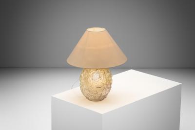  BOR NS BOR S Model 542 Glass Table Lamp by Bor ns Sweden ca 1940s