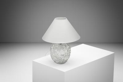  BOR NS BOR S Model 542 Glass Table Lamp by Bor ns Sweden ca 1940s
