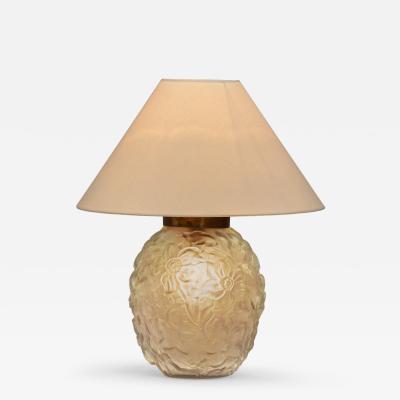  BOR NS BOR S Model 542 Glass Table Lamp by Bor ns Sweden ca 1940s