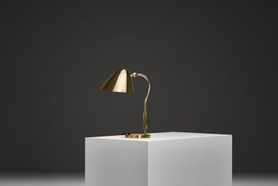  BOR NS BOR S Model 8410 Brass Table Lamp by Karl Bor n for Bor ns Sweden 1940s