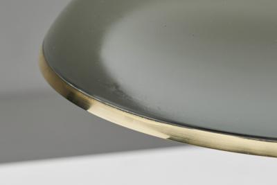  BOR NS BOR S Model B8453 Brass and Wood Table Lamp for Bor ns Sweden 1930s