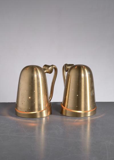 BOR NS BOR S Pair of Bor ns Bor s brass table or wall lamps