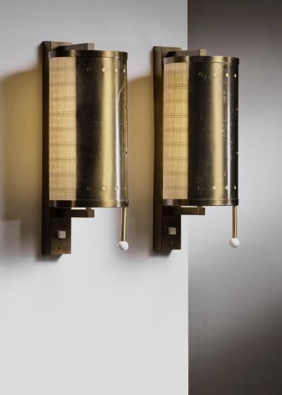  BOR NS BOR S Pair of Bor ns Bor s wall lamps