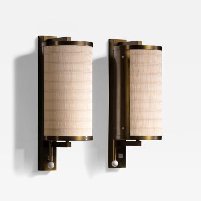  BOR NS BOR S Pair of Bor ns Bor s wall lamps