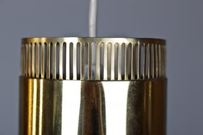  BOR NS BOR S Set of Five Swedish Pendants in Perforated Brass by Bor ns