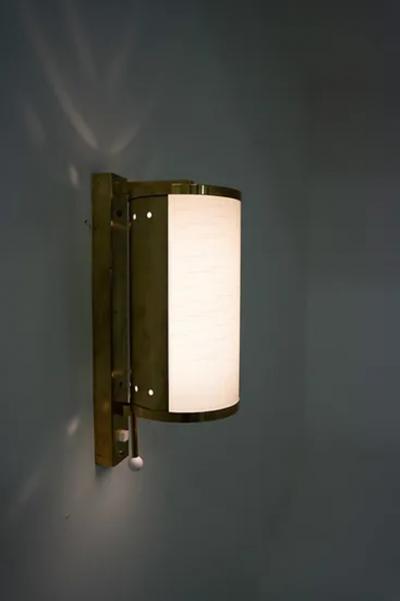  BOR NS BOR S Swedish Brass Wall Lamps by Bor ns