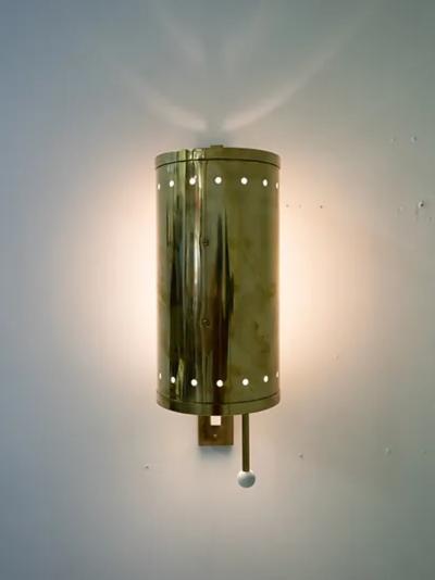  BOR NS BOR S Swedish Brass Wall Lamps by Bor ns