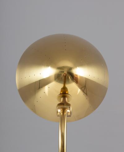  BOR NS BOR S Swedish Midcentury Table Lamp in Perforated Brass by Bor ns