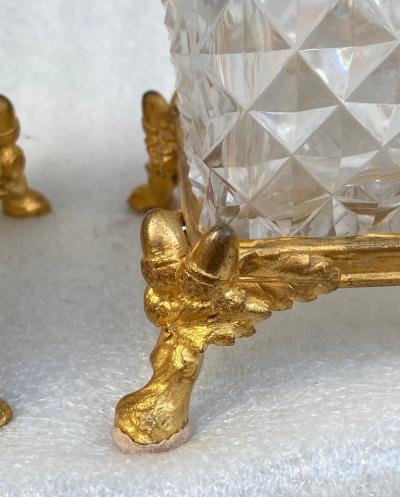  Baccarat 1880 Pair Of Baccarat Vases L Escalier De Cristal Japanese Period Gilt Bronz