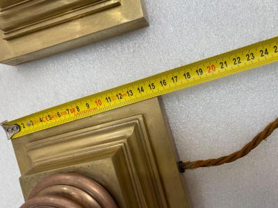  Baccarat 1900 Pair of Baccarat Crystal and Bronze Renaissance Style Lamps