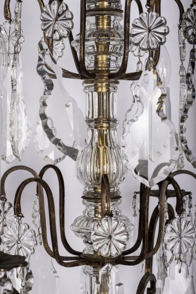  Baccarat 19th Century Crystal Chandelier