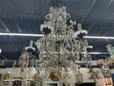  Baccarat 19th Century Italian Crystal Chandelier