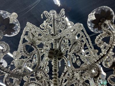  Baccarat 19th Century Italian Crystal Chandelier