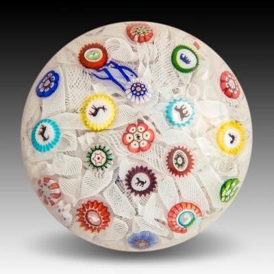  Baccarat A BACCARAT 1848 GRIDELS ON MUSLIN