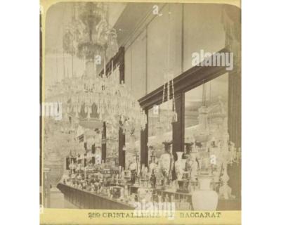  Baccarat A Monumental Exhibition Pair Of Baccarat Opaline Glass Bronze Mounted Vases