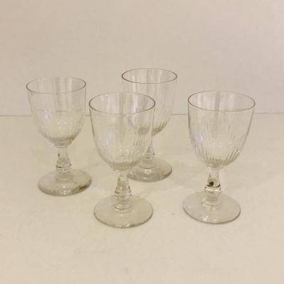  Baccarat A set of 4 Baccarat wine glasses circa 1920