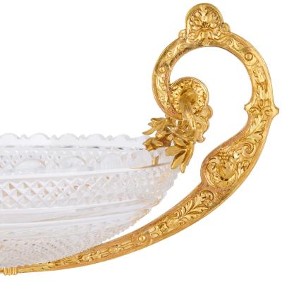  Baccarat Antique seven piece crystal and ormolu centrepiece garniture by Baccarat