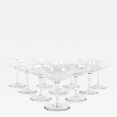 Baccarat - Baccarat Champagne Coupes, S/10