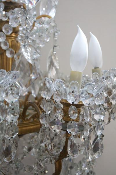  Baccarat L 12 Neoclassical Chandelier by Baccarat