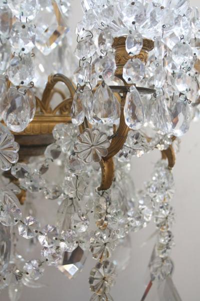  Baccarat L 12 Neoclassical Chandelier by Baccarat