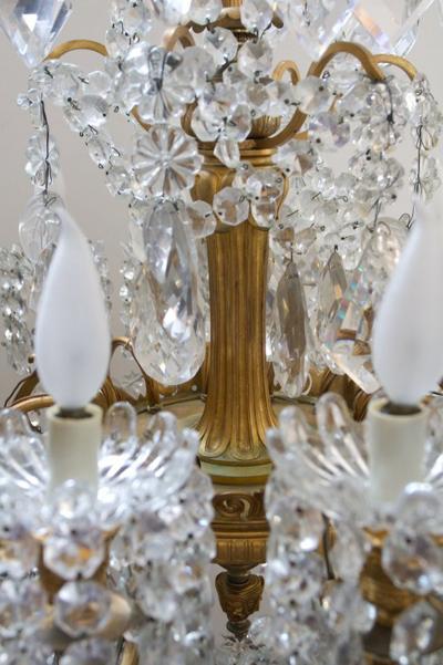  Baccarat L 12 Neoclassical Chandelier by Baccarat