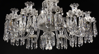  Baccarat Late 19th Century Chandelier by Baccarat 