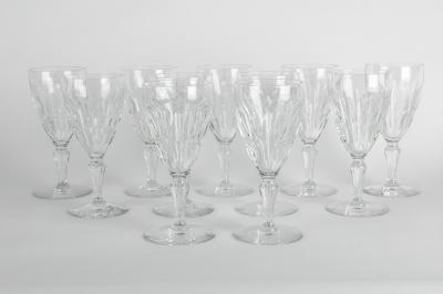  Baccarat Mid 20th Century Baccarat Crystal Glassware Set