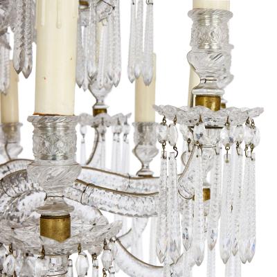  Baccarat Very large French crystal floor standing candelabra by Baccarat