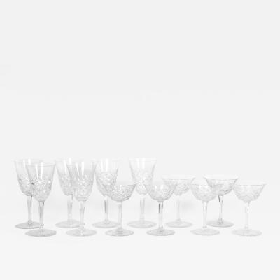  Baccarat Vintage Baccarat Crystal Glassware Set