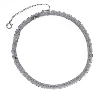  Bailey Banks Biddle Bailey Banks Biddle Non Heated A G L Certified Sapphire Art Deco Bracelet