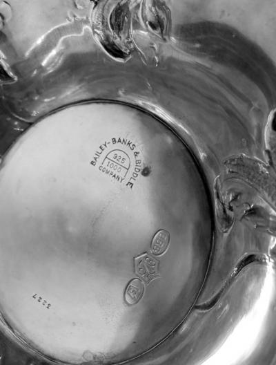  Bailey Banks Biddle Showstopping American Art Nouveau 25 Inch Centerpiece Vase