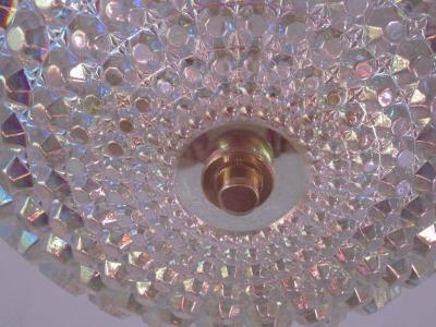  Bakalowits Sohne 2 Austrian Mid Century Modern Cut Crystal Pendant or Chandelier Bakalowits Sohne