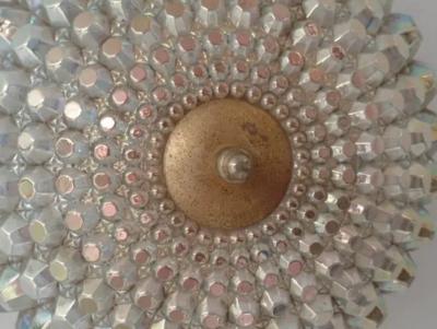  Bakalowits Sohne Austrian Mid Century Modern Cut Glass Flush Mount Fixture Bakalowits Sohne