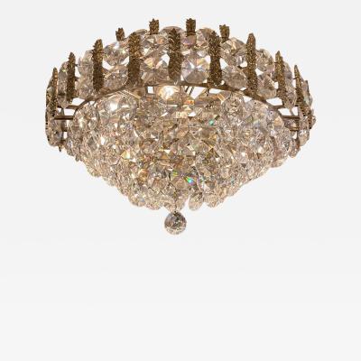  Bakalowits Sohne Bakalowits Sohne Dazzling Gold Plated Chandelier 1960s