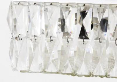  Bakalowits Sohne Bakalowits Vienna Midcentury Faceted Crystals Chandelier Austria 1960s
