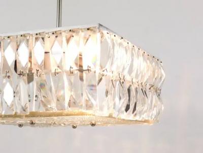  Bakalowits Sohne Bakalowits Vienna Midcentury Faceted Crystals Chandelier Austria 1960s