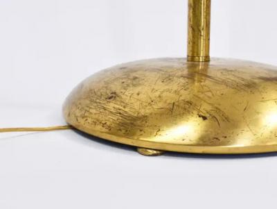  Bakalowits Sohne Bakalowits Vienna Solid Brass Floor Lamp With Glass Handle Austria 1950s