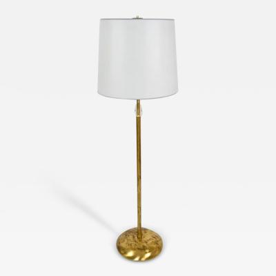  Bakalowits Sohne Bakalowits Vienna Solid Brass Floor Lamp With Glass Handle Austria 1950s