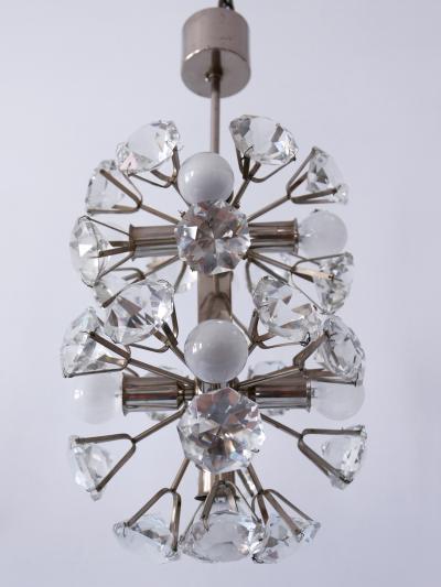  Bakalowits Sohne Exceptional Diamond Shaped Large Crystal Glass Chandelier by Bakalowits Sons